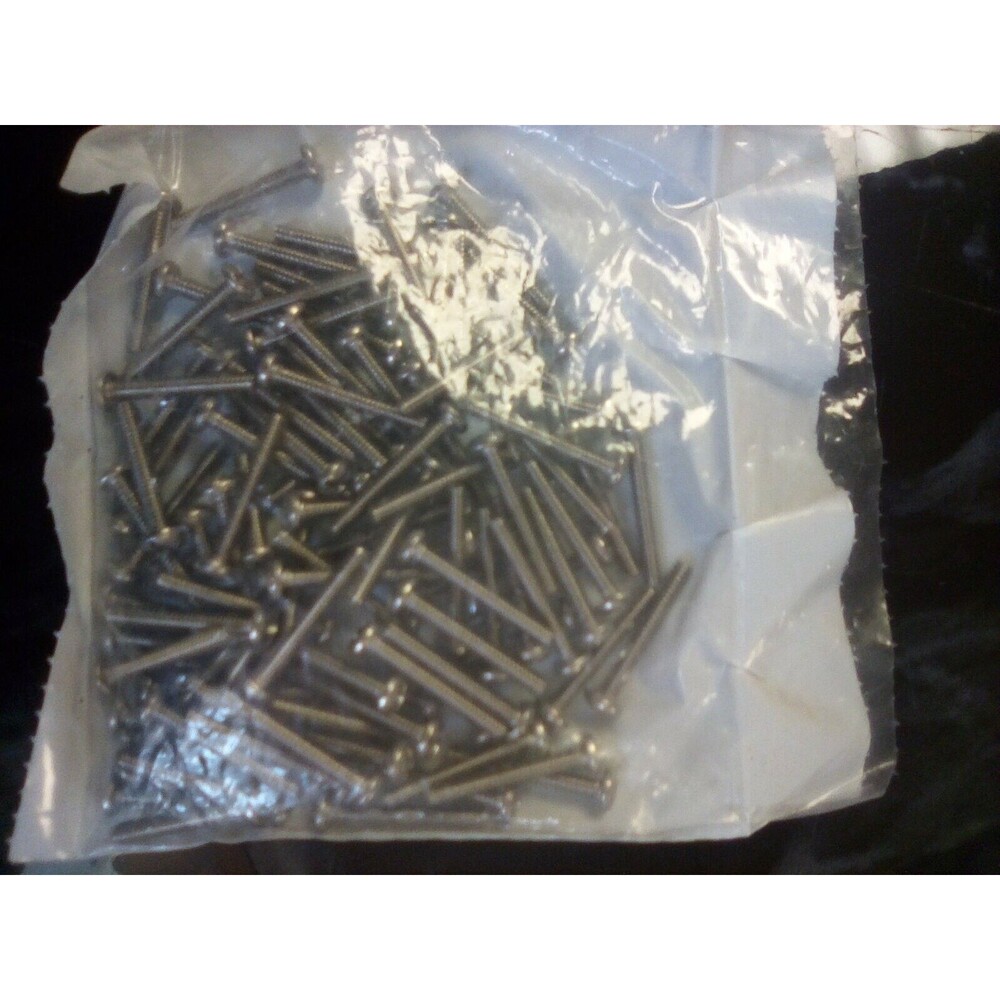 100 Count Stainless Steel 6-32 x 1 Inch Screws